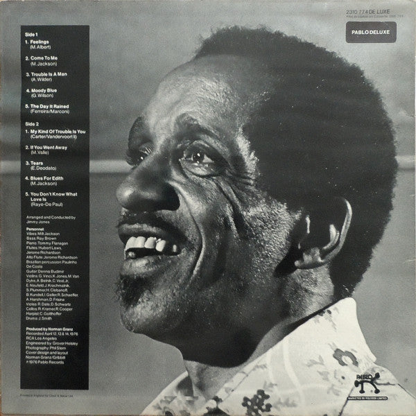 Milt Jackson & Strings : Feelings (LP, Album)