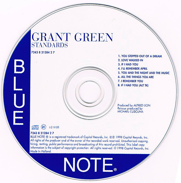 Grant Green : Standards (CD, Album, RE)