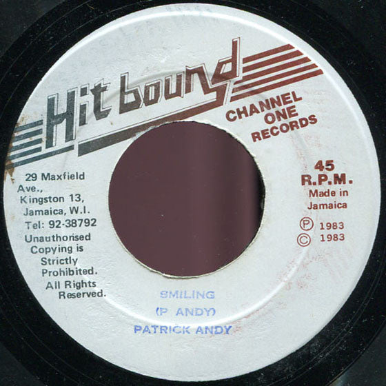 Patrick Andy : Smiling (7")