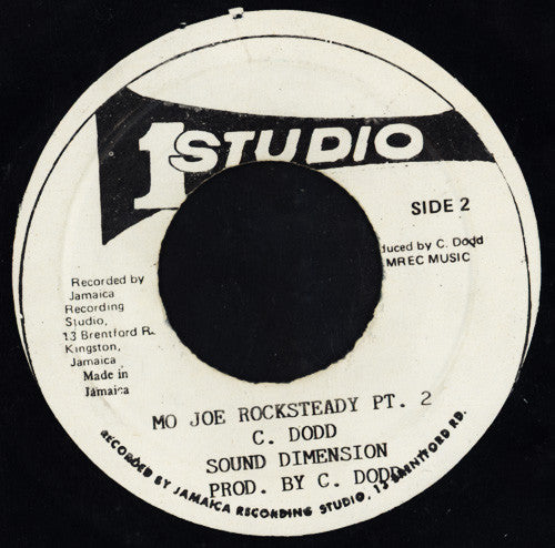 Sound Dimension : Mo Joe Rocksteady (7")