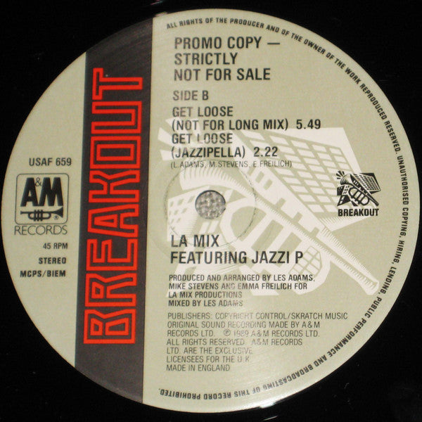 LA Mix* Featuring Jazzi P : Get Loose (12", Promo)
