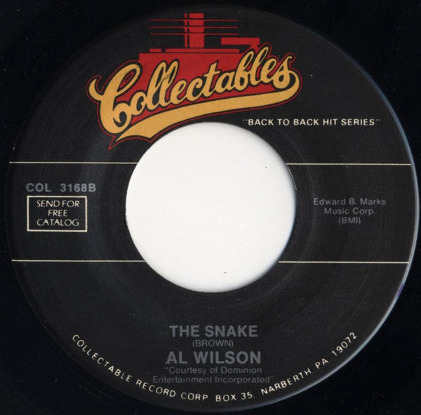 Al Wilson : Show And Tell / The Snake (7", Single, RE)
