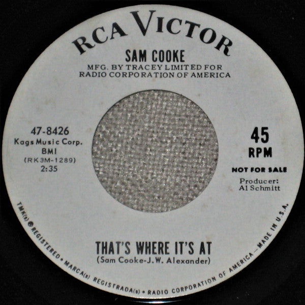 Sam Cooke : Cousin Of Mine (7", Promo)