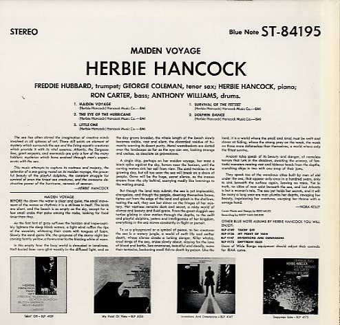 Herbie Hancock : Maiden Voyage (LP, Album, RE)