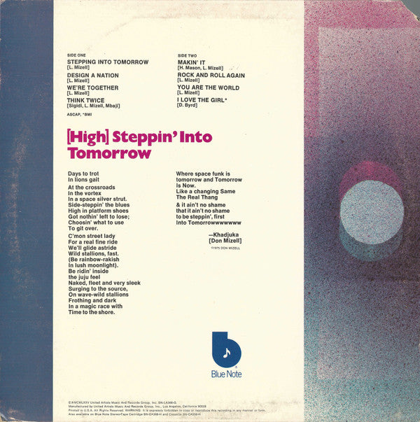 Donald Byrd : Stepping Into Tomorrow (LP, Album)