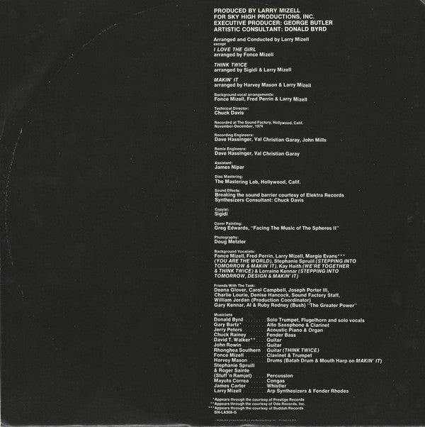 Donald Byrd : Stepping Into Tomorrow (LP, Album)