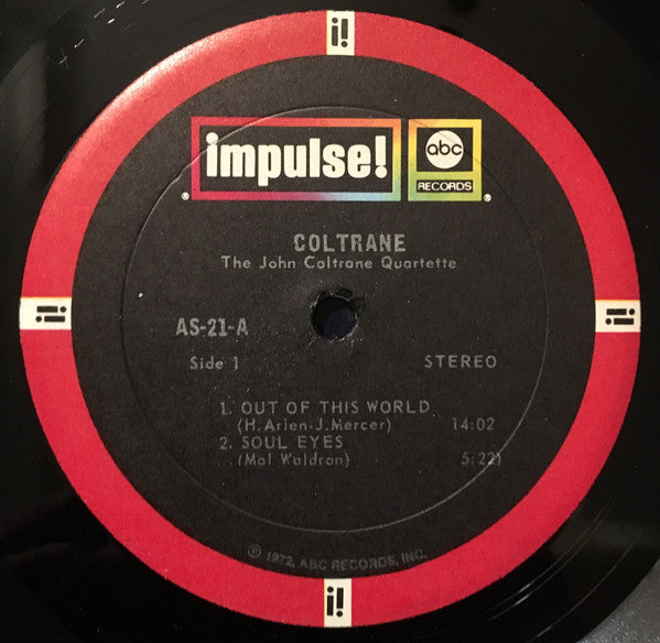 The John Coltrane Quartet : Coltrane (LP, Album, RP, Gat)