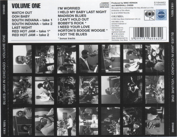 Fleetwood Mac, Otis Spann, Willie Dixon, Walter Horton, J.T. Brown, Buddy Guy, David "Honeyboy" Edwards, S.P. Leary : Blues Jam In Chicago - Volume One (CD, Album, RE, RM)