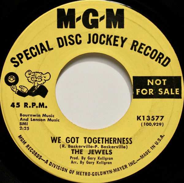 The Jewels (4) : I'm Forever Blowing Bubbles / We Got Togetherness (7", Single, Promo)