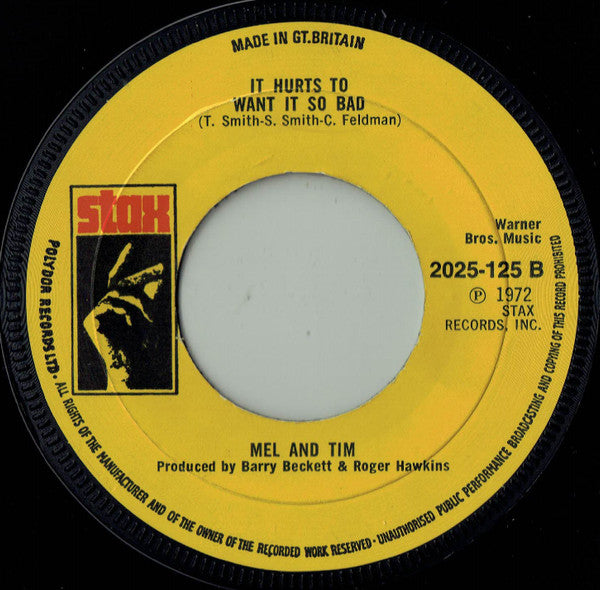 Mel & Tim : Starting All Over Again (7", Pap)