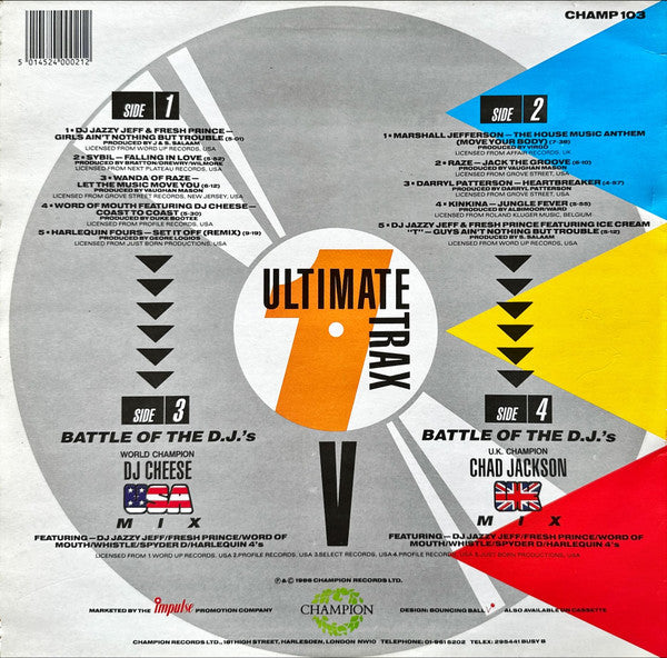 Various : Ultimate Trax (LP, Comp + LP, Mixed)