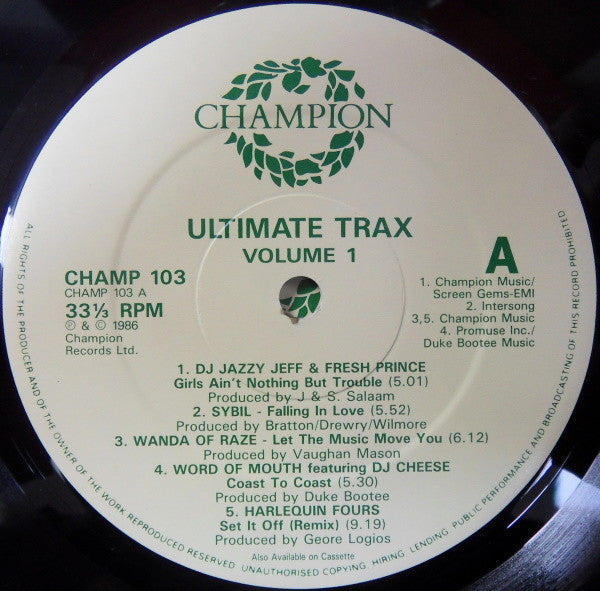 Various : Ultimate Trax (LP, Comp + LP, Mixed)