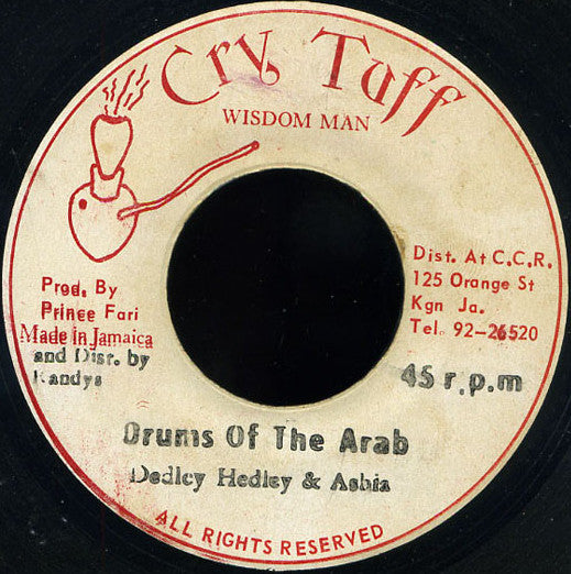 "Deadly" Headley Bennett & King Asher : Drums Of The Arab (7")