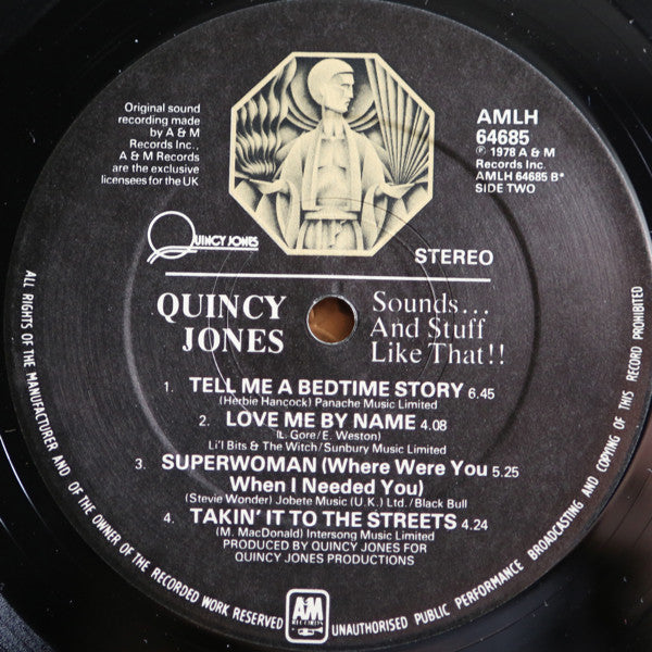 Quincy Jones : Sounds ... And Stuff Like That!! (LP, Album)