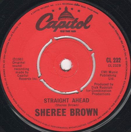 Sheree Brown : It's A Pleasure (7")