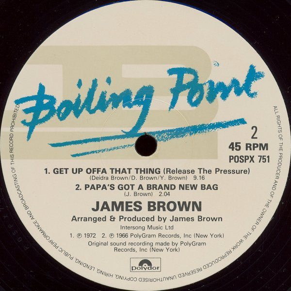 James Brown : Sex Machine (12", EP, Comp)