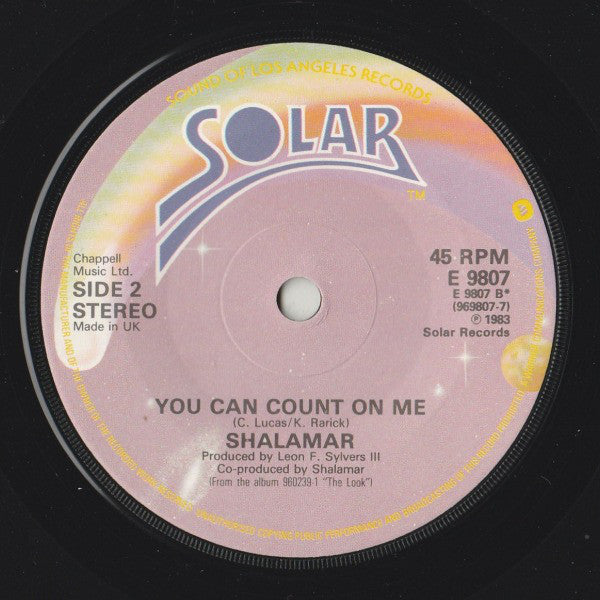 Shalamar : Disappearing Act (7", Single)