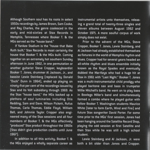 Booker T & The MG's : Green Onions (CD, Album, RE, RM)