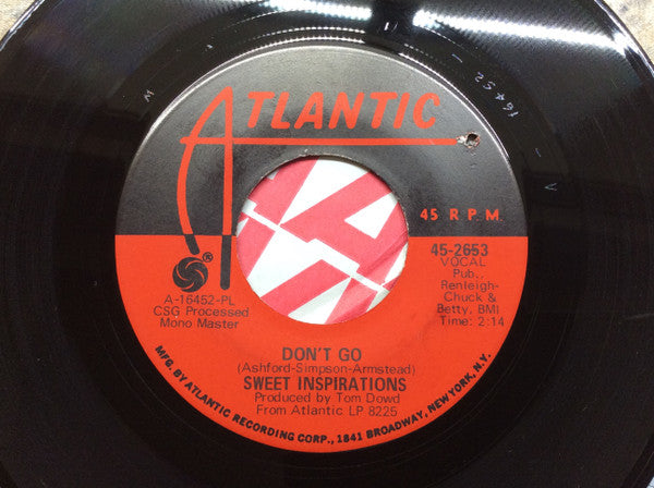 The Sweet Inspirations : Don't Go / Chained (7", PL )