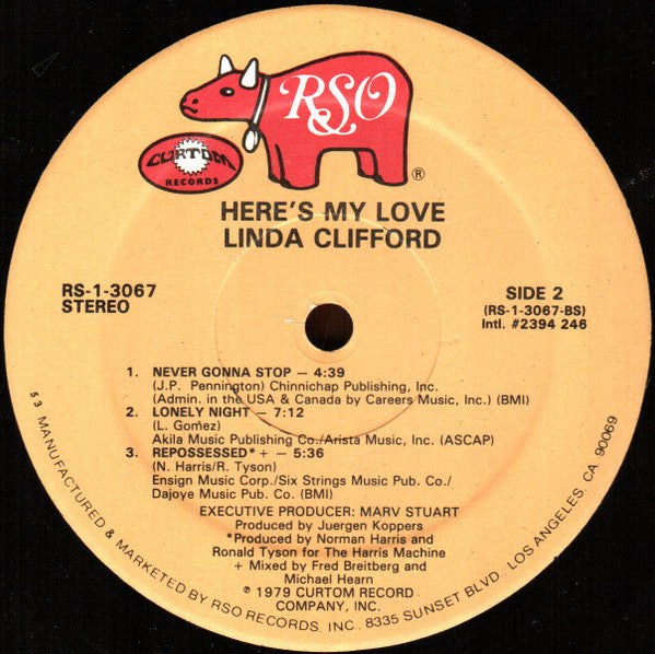 Linda Clifford : Here's My Love (LP, Album, 53)