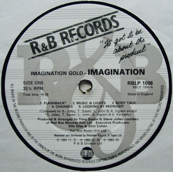 Imagination : Imagination Gold (LP, Comp)