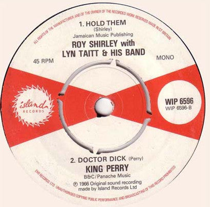 The Ethiopians / Roy Shirley With Lynn Taitt Band / Lee Perry : Train To Skaville / Hold Them / Doctor Dick (7", RE)