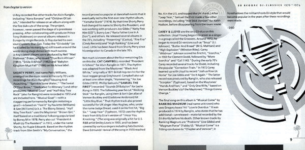 Various : From Chapter To Version - 20 Reggae DJ Classics (CD, Comp)