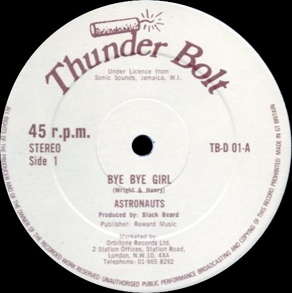 The Astronauts : Bye Bye Girl (12")