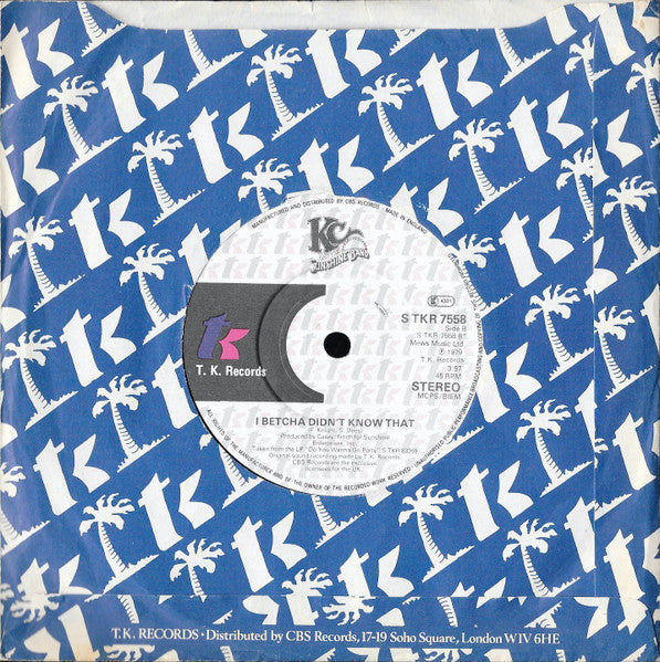 KC And The Sunshine Band* : Please Don't Go (7", Single)