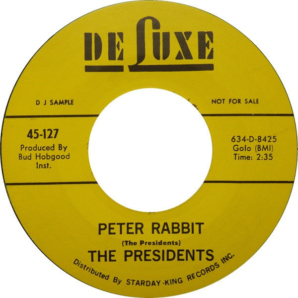 The Presidents (3) : Peter Rabbit / Which Way (7", Promo)