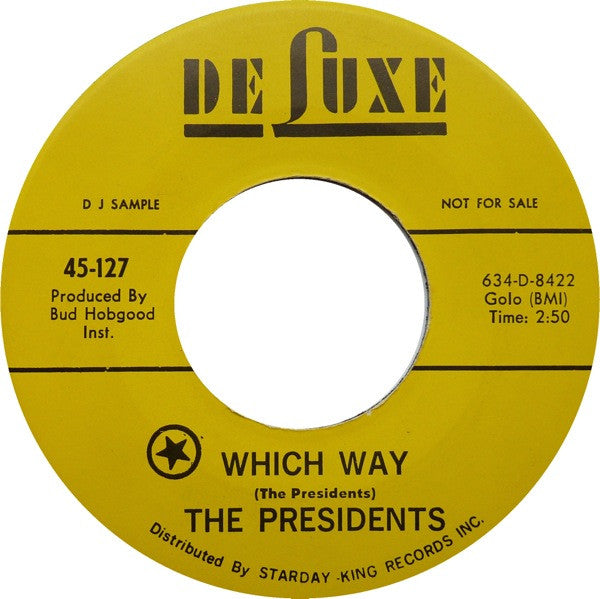 The Presidents (3) : Peter Rabbit / Which Way (7", Promo)