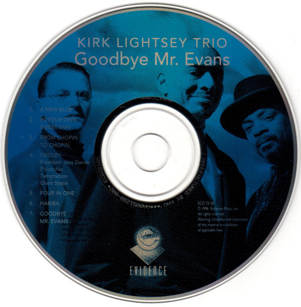 Kirk Lightsey Trio : Goodbye Mr. Evans (CD, Album)