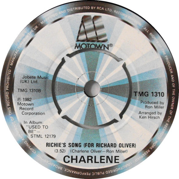 Charlene : If You Take Away The Pain Until The Morning (7")