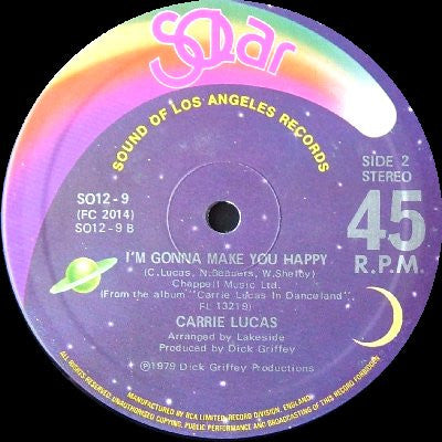 Carrie Lucas : Keep Smilin' (12")