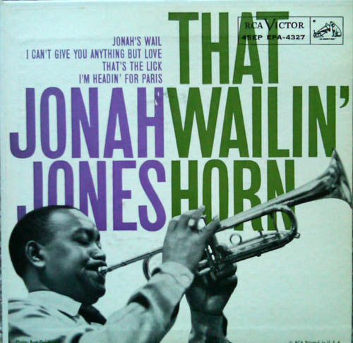 Jonah Jones And His Cats : That Wailin' Horn (7", EP)