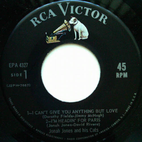 Jonah Jones And His Cats : That Wailin' Horn (7", EP)