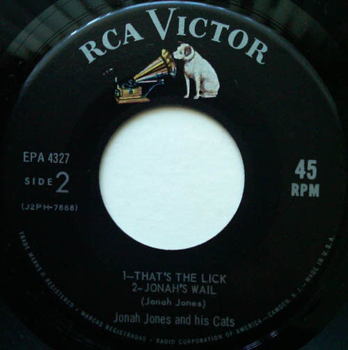 Jonah Jones And His Cats : That Wailin' Horn (7", EP)