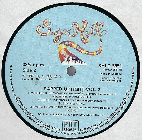 Various : Rapped Uptight Vol.2 (2xLP, Comp)