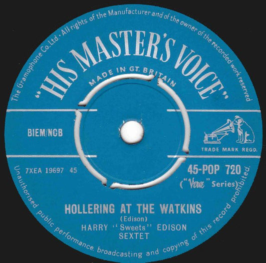 Harry Edison Sextet : Sweets (7")