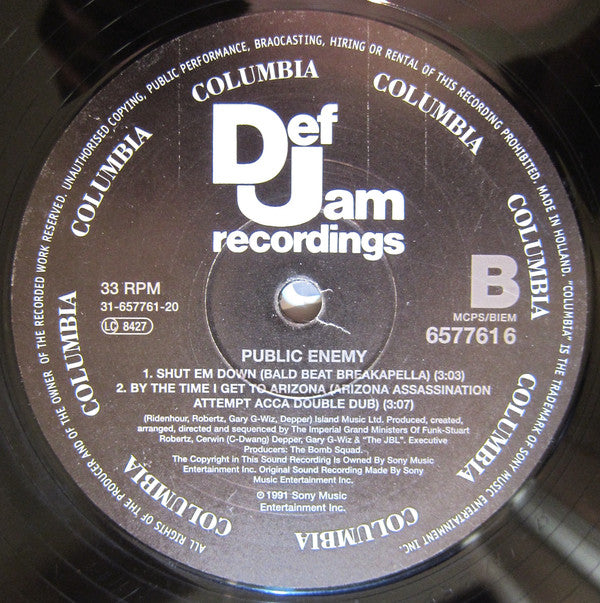 Public Enemy : Shut 'Em Down (12")