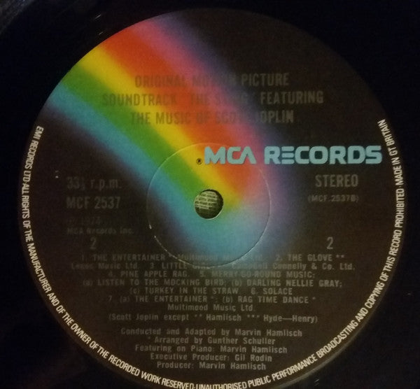 Marvin Hamlisch : The Sting (Original Motion Picture Soundtrack) (LP, Album)