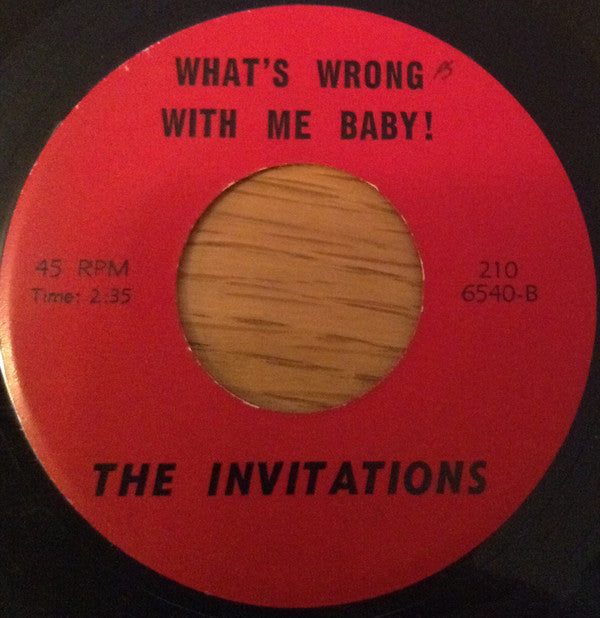 The Invitations : Why Did My Baby Turn Bad (7", Single, RP, Unofficial)