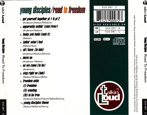 Young Disciples : Road To Freedom (CD, Album)