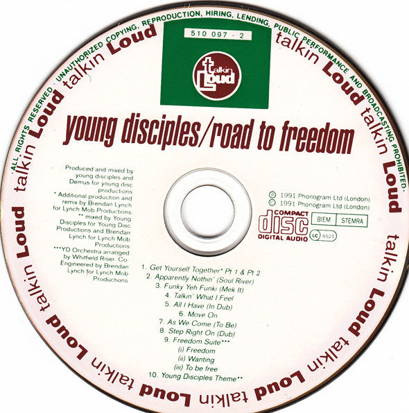 Young Disciples : Road To Freedom (CD, Album)