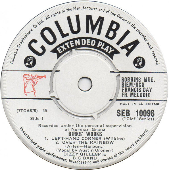 Dizzy Gillespie Big Band : Birks Works (7")