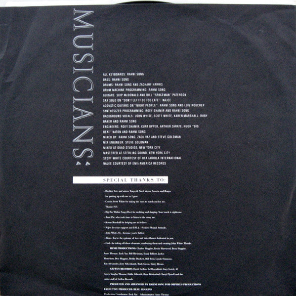 John White (2) : Night People (LP, Album)