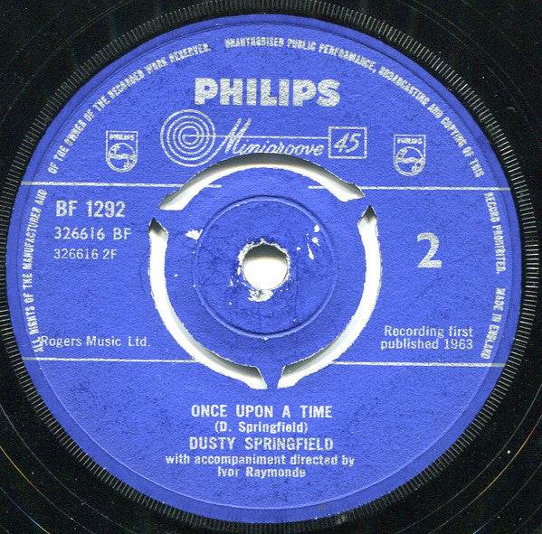 Dusty Springfield : I Only Want To Be With You (7", Single)