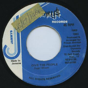 Sugar Minott : Give The People (7")