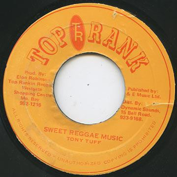 Tony Tuff : Sweet Reggae Music (7")