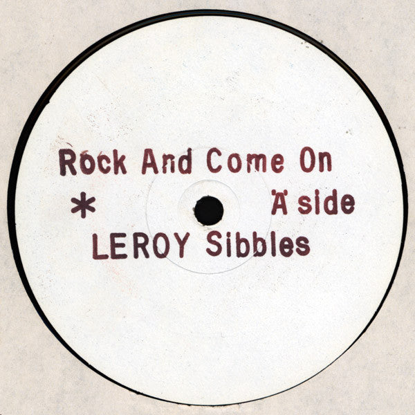 Leroy Sibbles : Rock And Come On (12", W/Lbl, Sta)